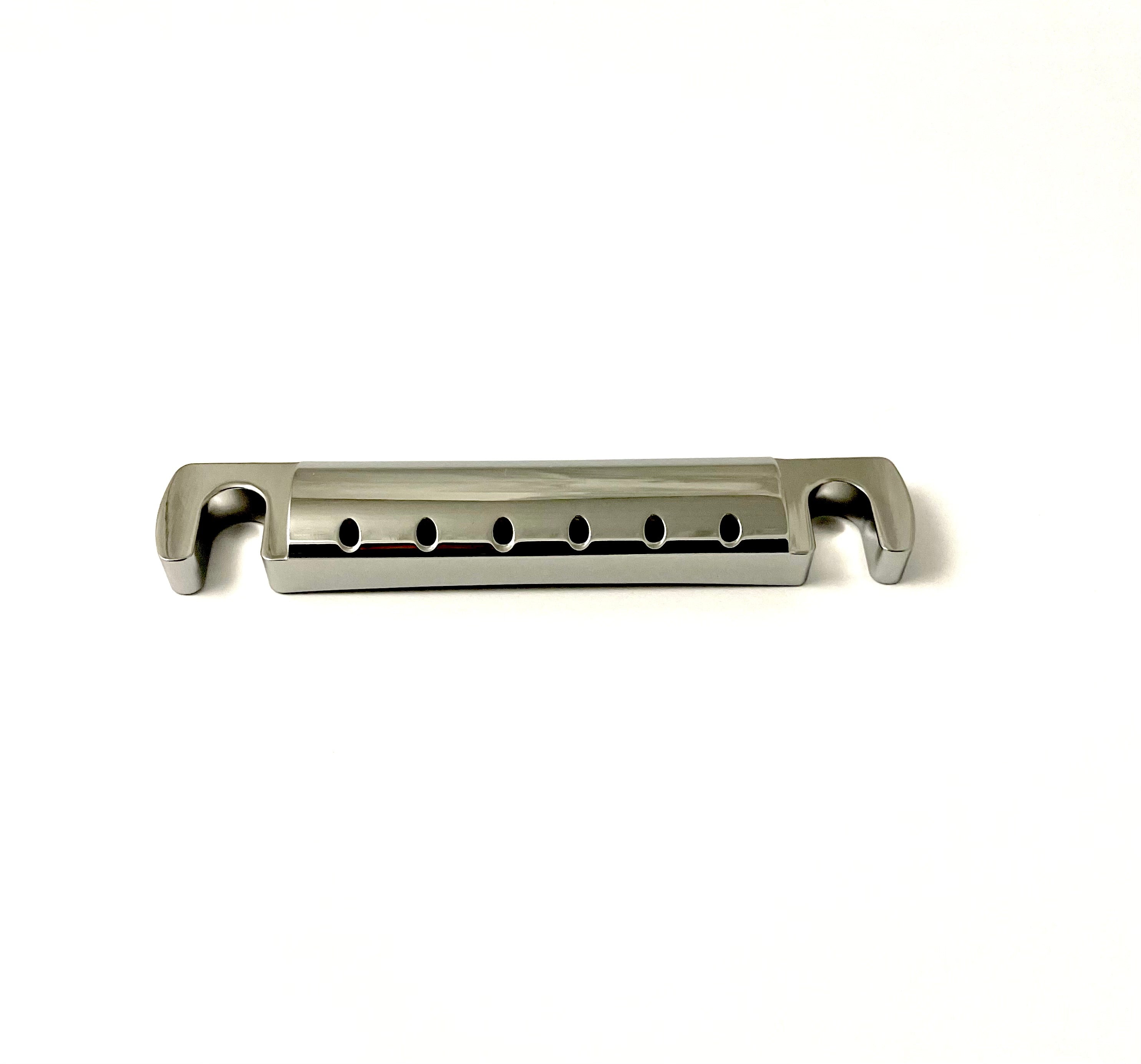 Chrome Plated Aluminium Stop Bar for Tune-O-Matic Guitar Bridge