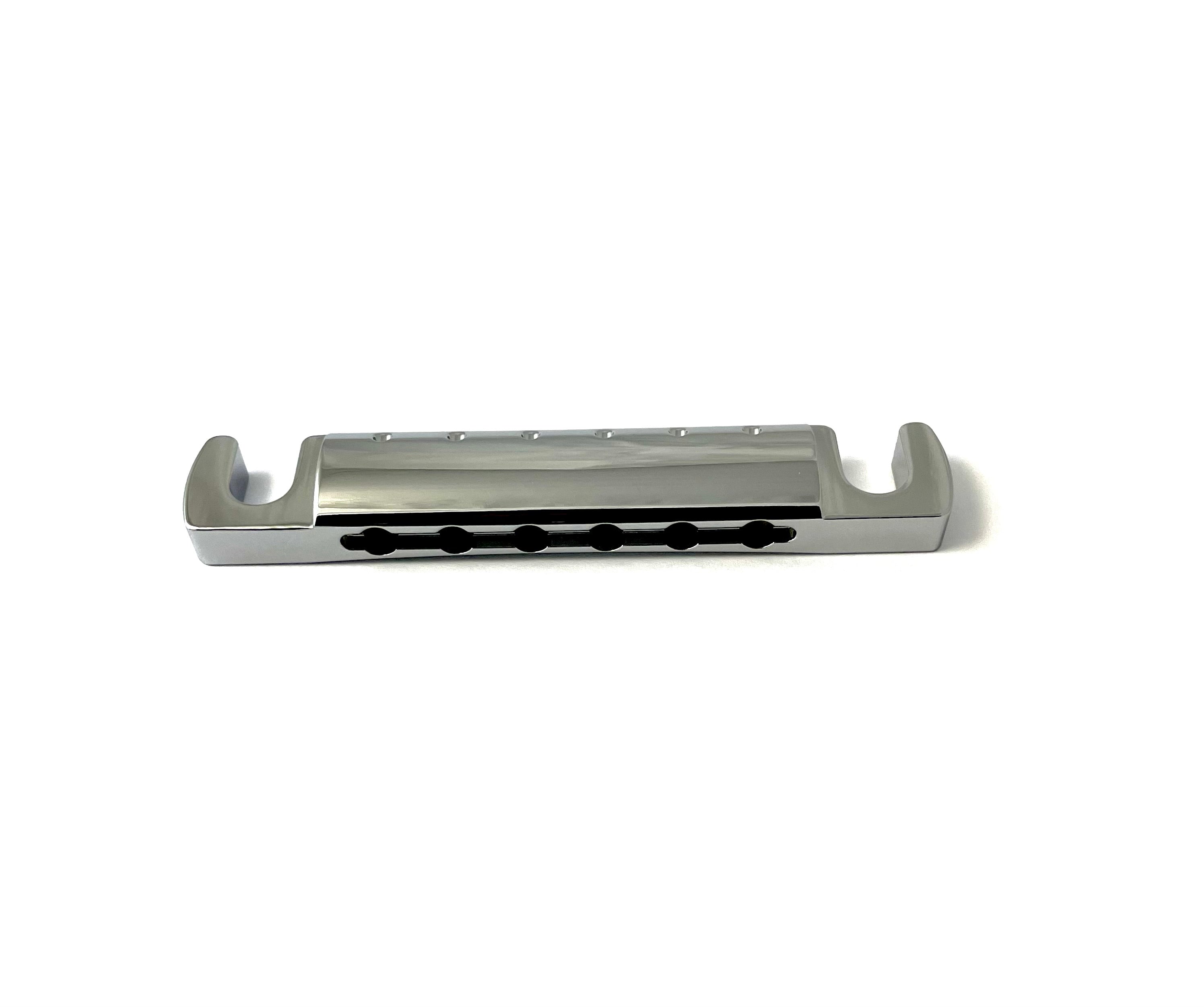 Chrome Plated Aluminium Stop Bar for Tune-O-Matic Guitar Bridge