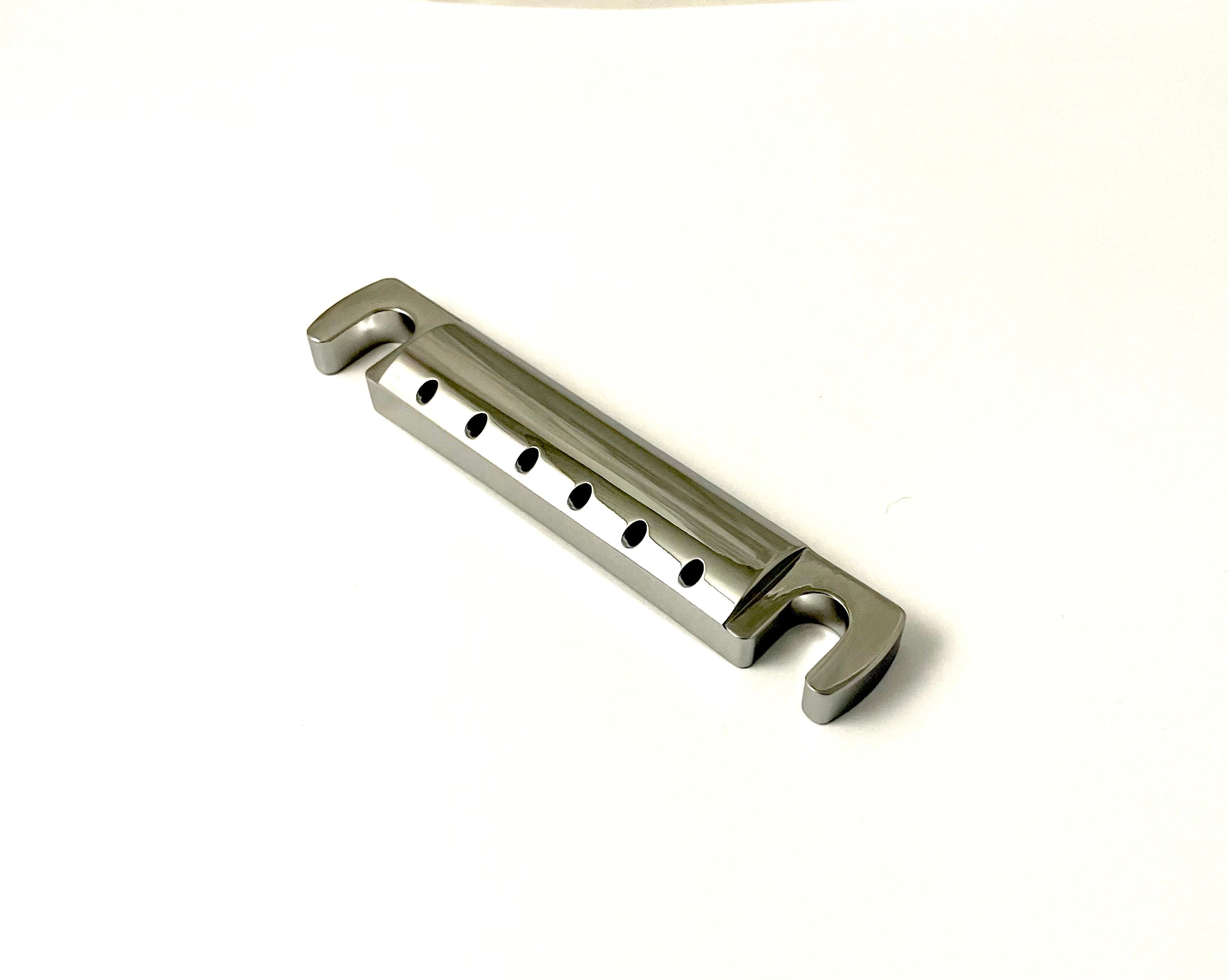 Chrome Plated Aluminium Stop Bar for Tune-O-Matic Guitar Bridge