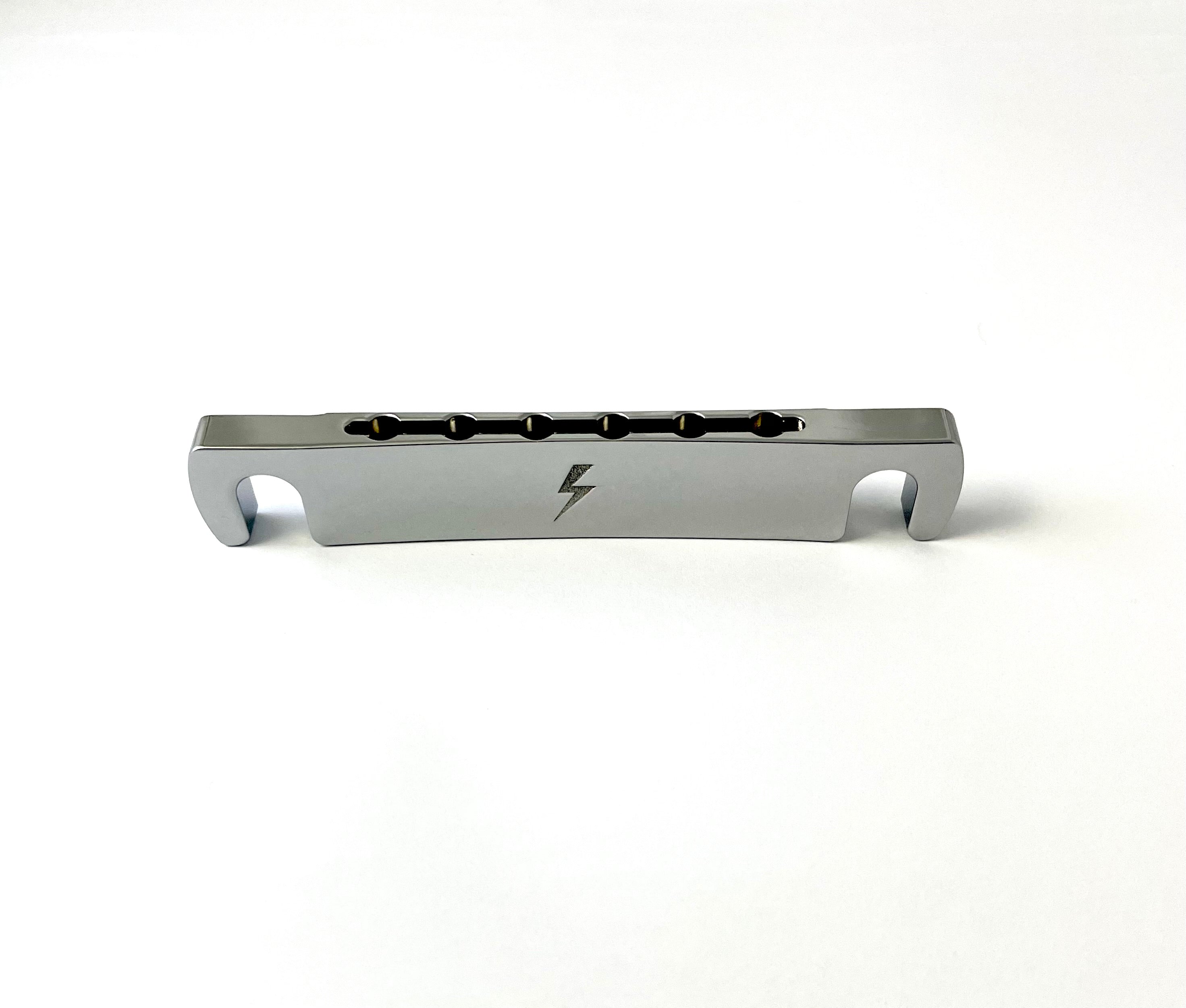 Chrome Plated Aluminium Stop Bar for Tune-O-Matic Guitar Bridge