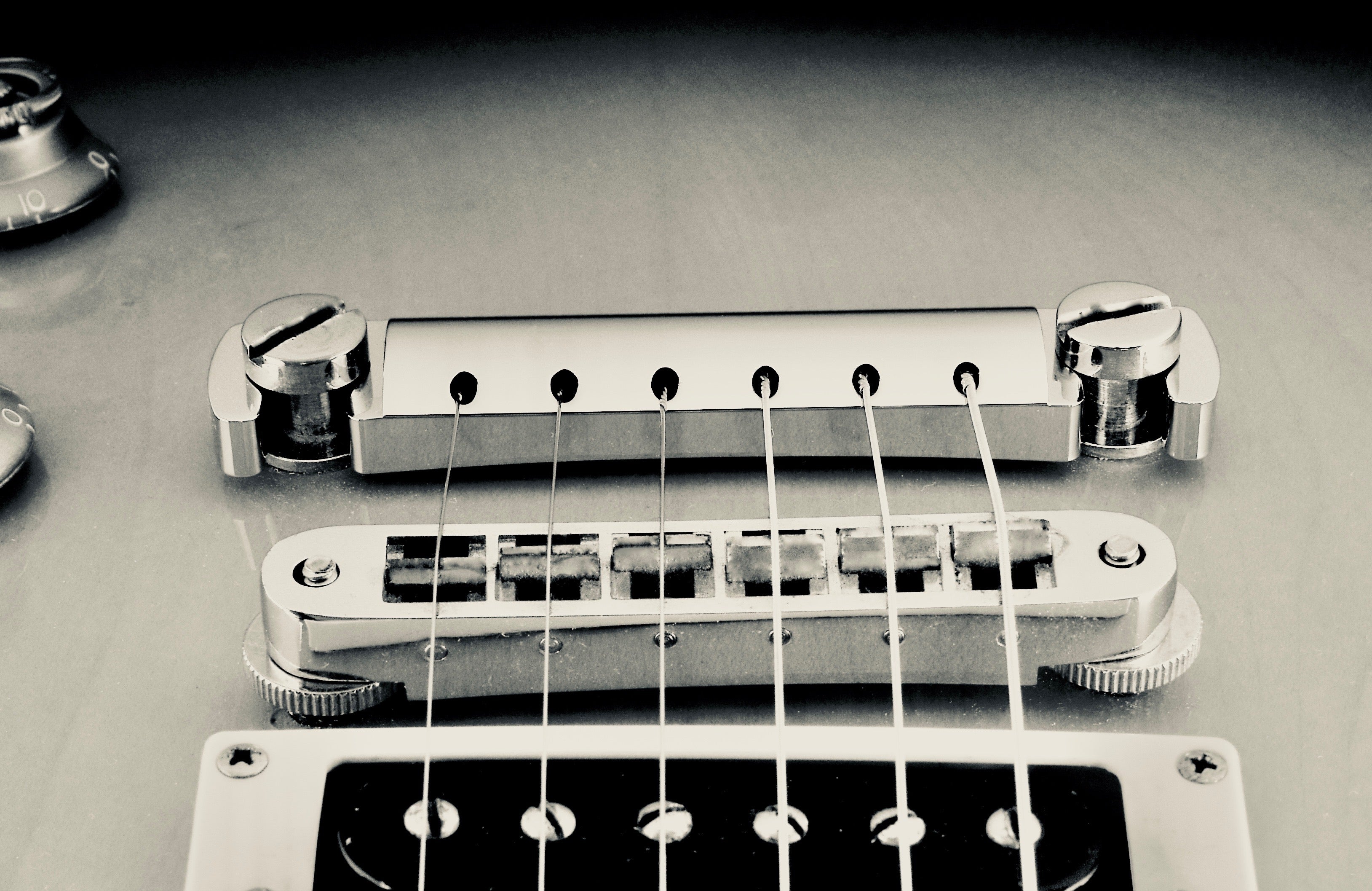 Nickel Plated Aluminium Stop Bar for Tune-O-Matic Guitar Bridge