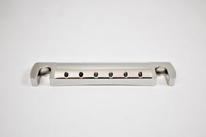 Nickel Plated Aluminium Stop Bar for Tune-O-Matic Guitar Bridge