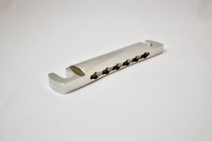 Nickel Plated Aluminium Stop Bar for Tune-O-Matic Guitar Bridge