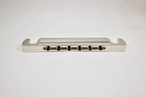 Nickel Plated Aluminium Stop Bar for Tune-O-Matic Guitar Bridge